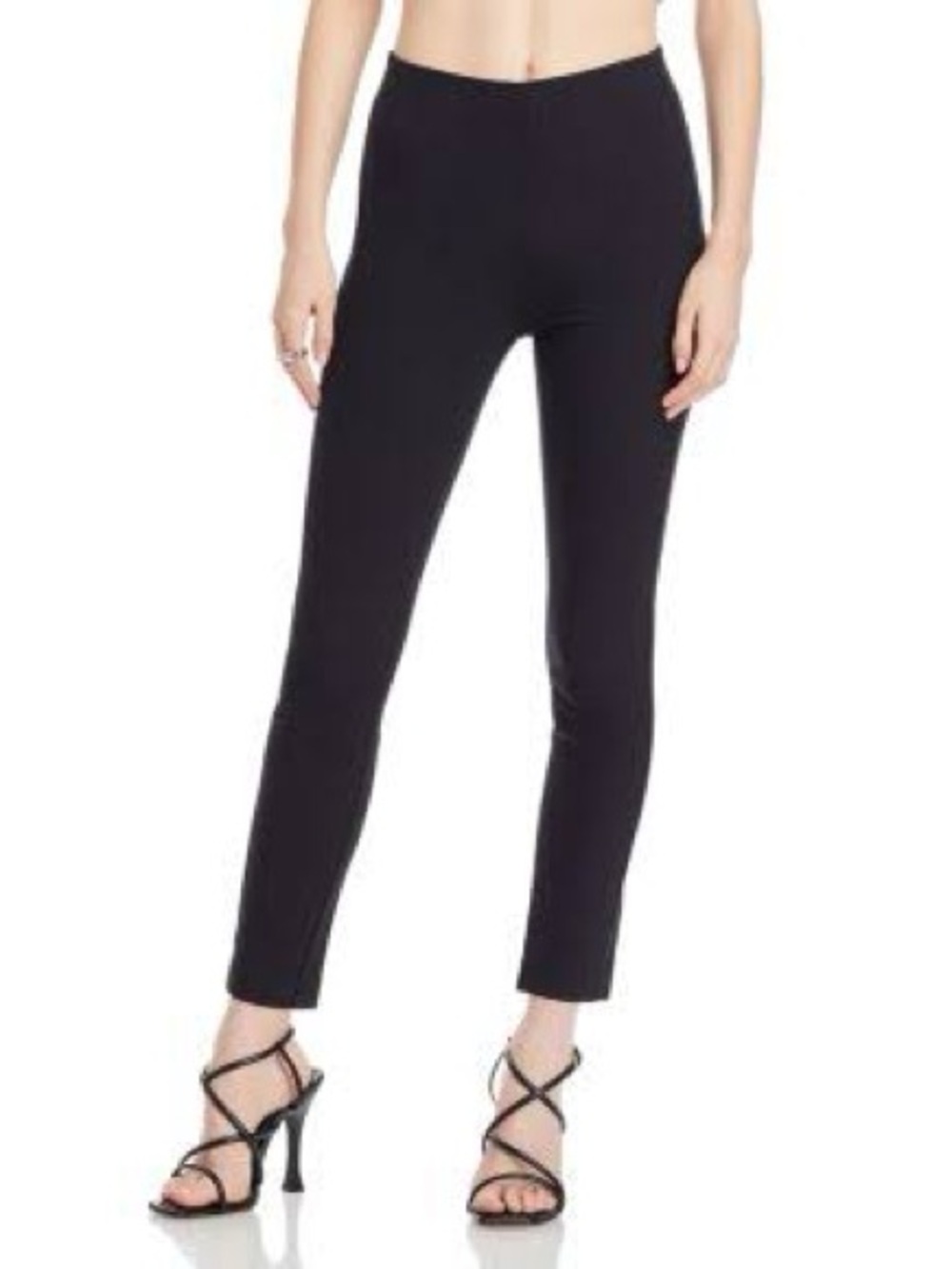 Rag & Bone Simone Equestrian Slim Ankle Pants Black Ponte 4 $295 - Picture 2 of 11